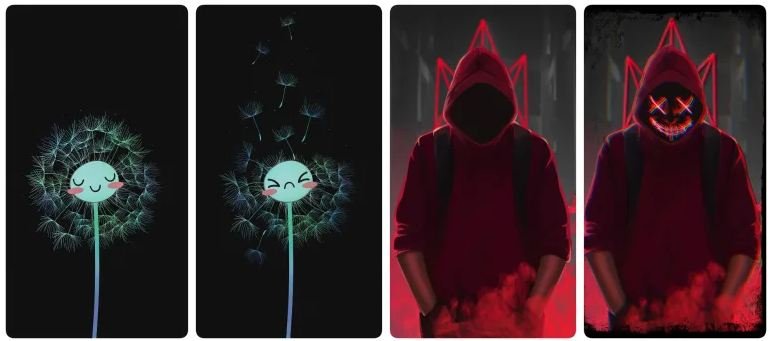 Обои на телефон экран блокировки и главный аниме