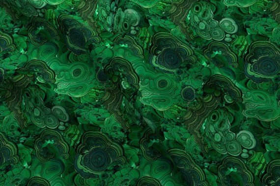 Срез малахита