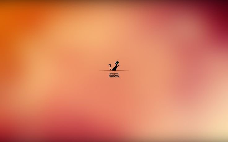 Минималистичные обои на ноутбук