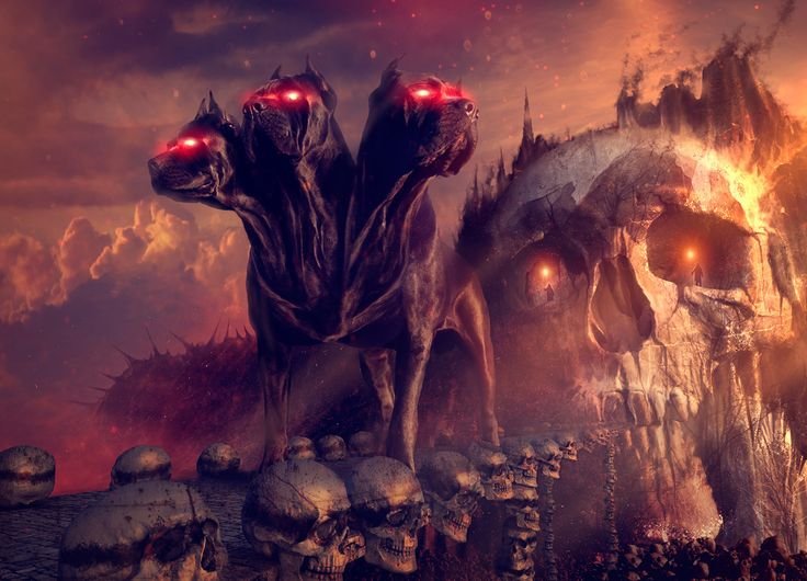 Цербер у врат Аида