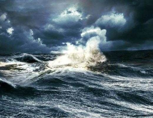 Энди Симмонс пейзаж море шторм