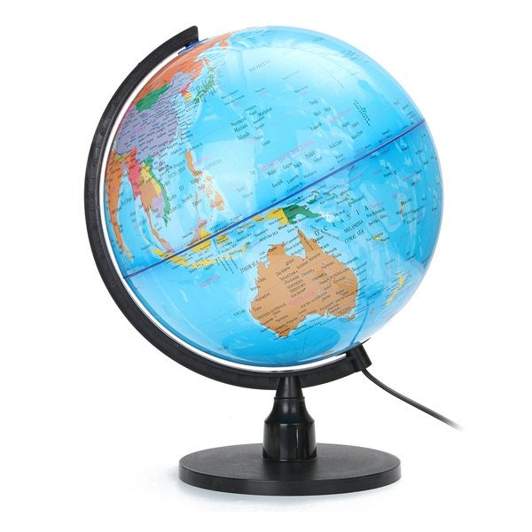 Глобус крутится