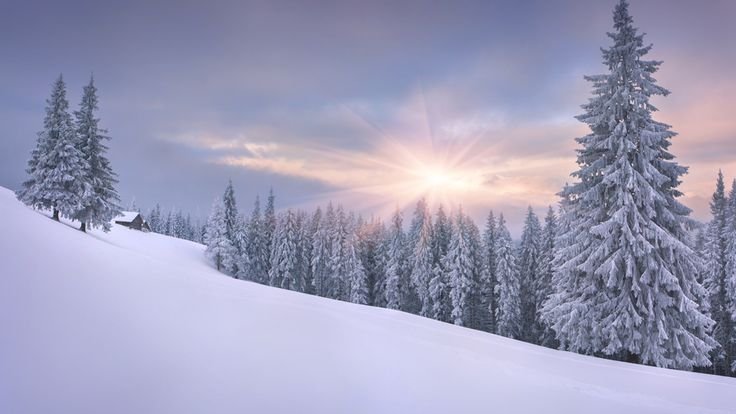 Зима на рабочий стол