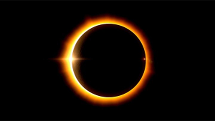 Солнечное затмение арт