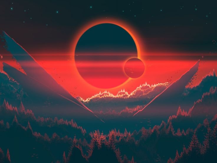 Экзопланеты пейзаж