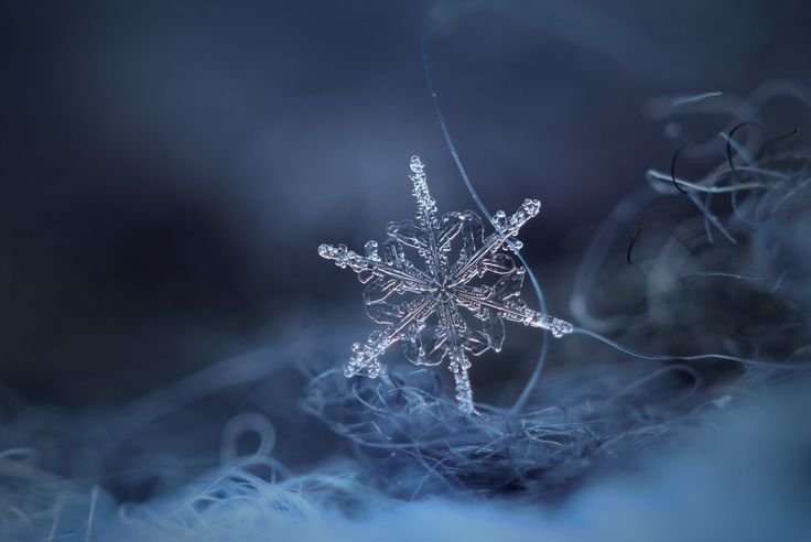 Зима снежинки
