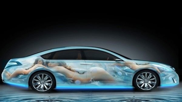 Аэрография на машине