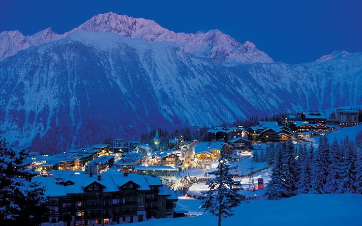 Швейцария Куршевель горнолыжный курорт