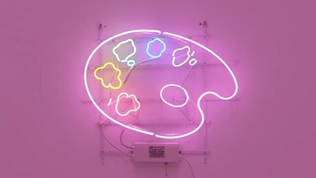 Розовые Неоновые обои