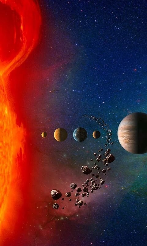 Космос планеты солнечной системы