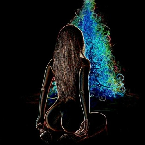 Тёмные обои девушки