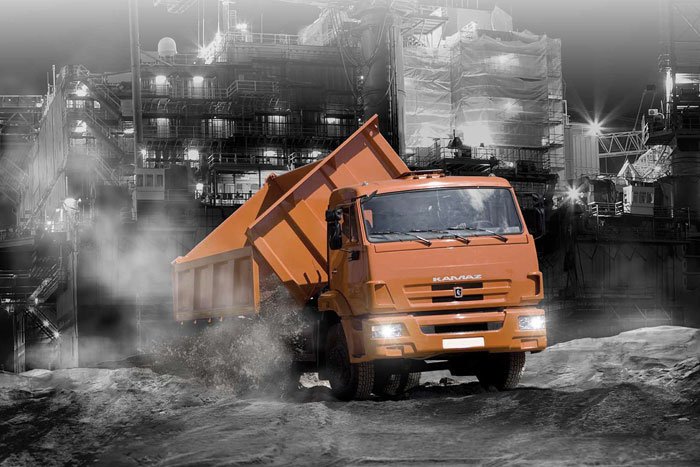 КАМАЗ 65115 песок