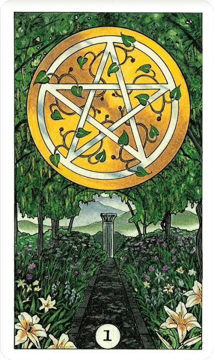 Карта Таро Ace of Pentacles