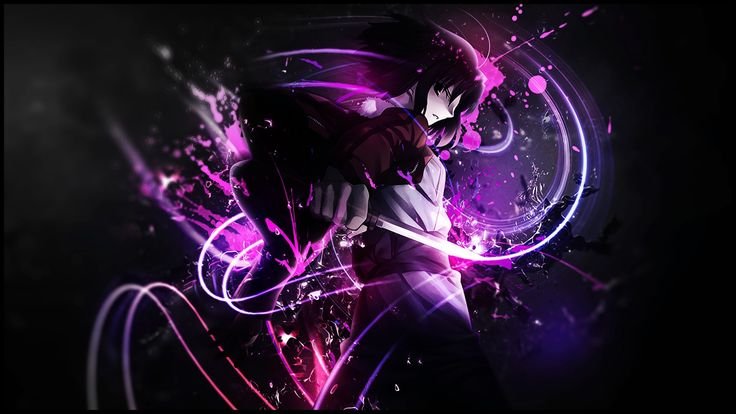 Аниме фиолетовый