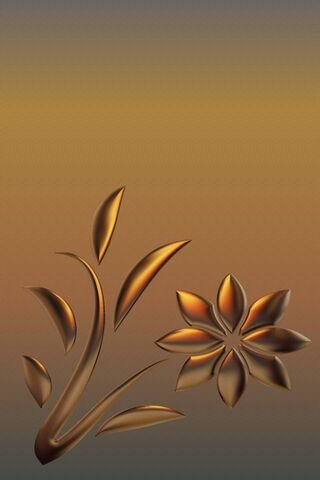 Цветы на коричневом фоне