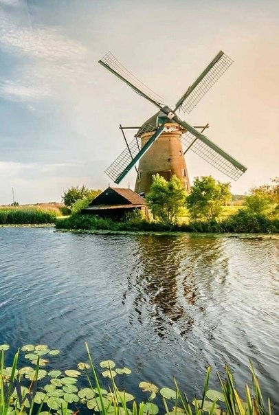 Windmills at Kinderdijk Зд модель