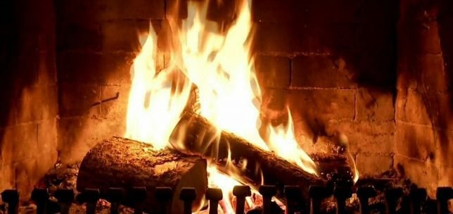 Огонь в камине