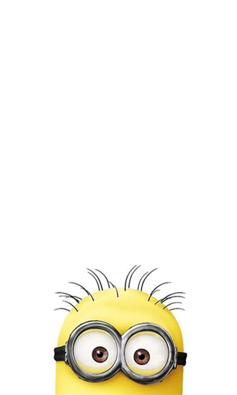 Миньон выглядывает