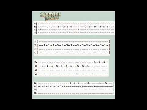 Гравити Фолз на гитаре табы