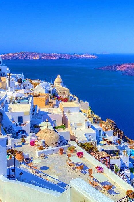Санторини Эгейское море