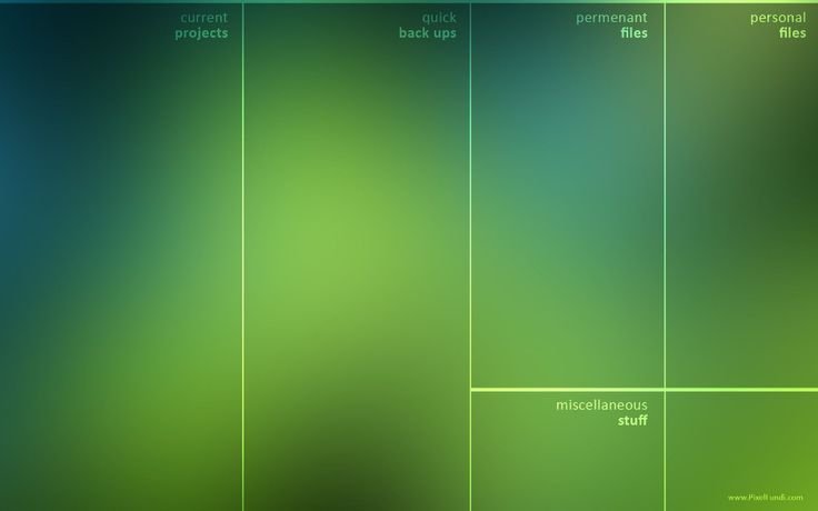 Фон для рабочего стола с разделением