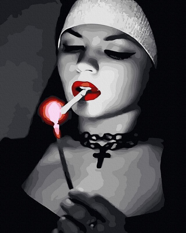 Монашки с сигаретой