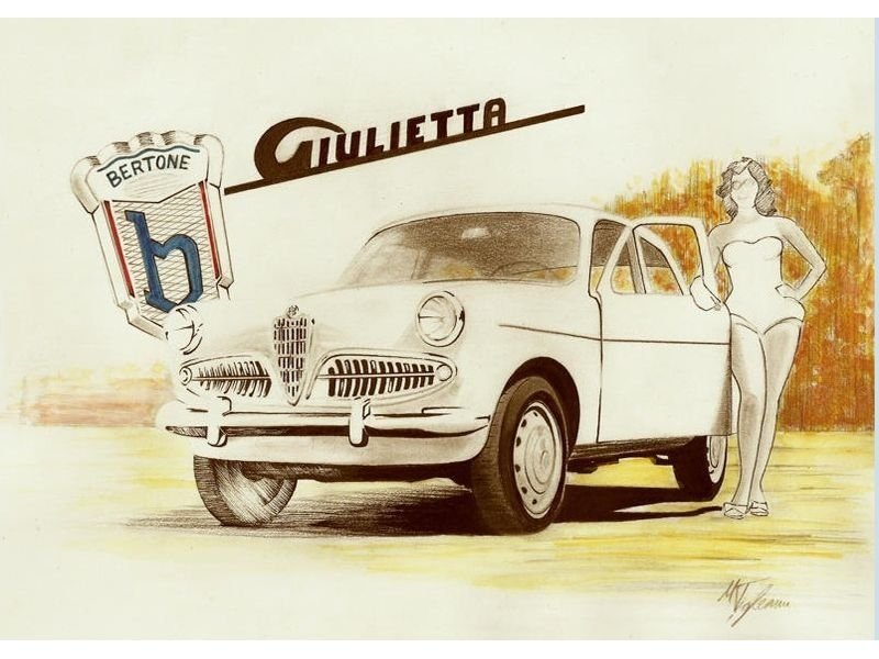 Рекламный плакат машины