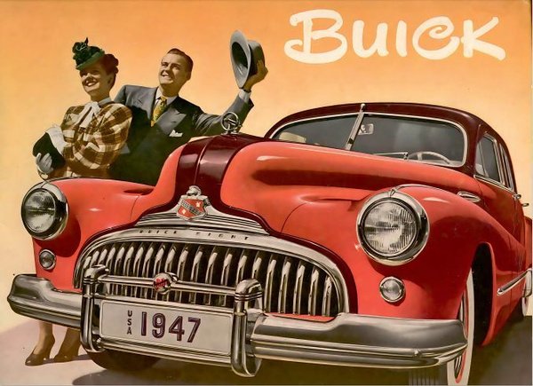 Ретро плакаты автомобилей