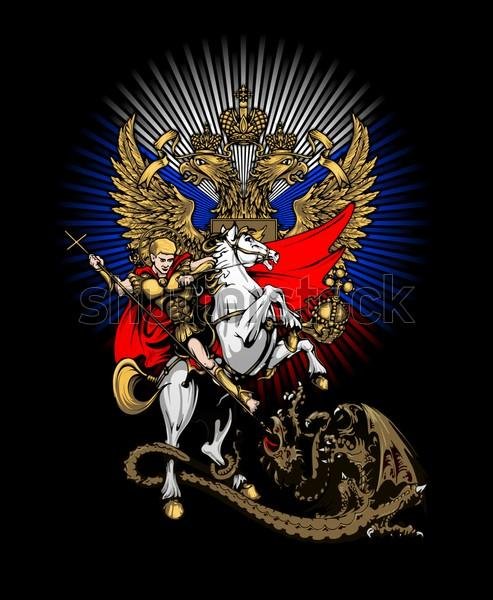 Георгий Победоносец на гербе Российской империи