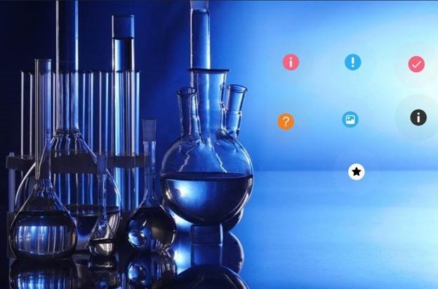 Фон для презентации химия