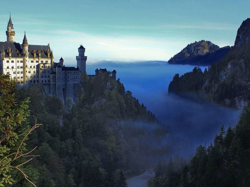 Нойшванштайн Баварские Альпы