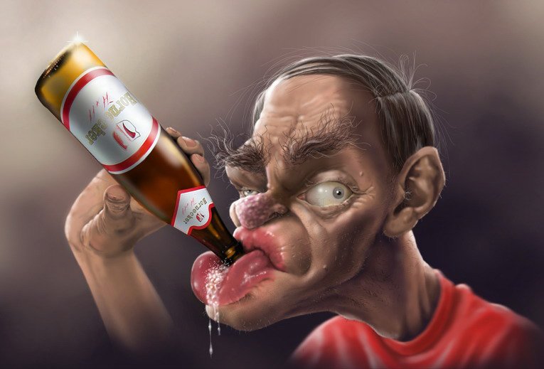 Карикатуры про алкашей