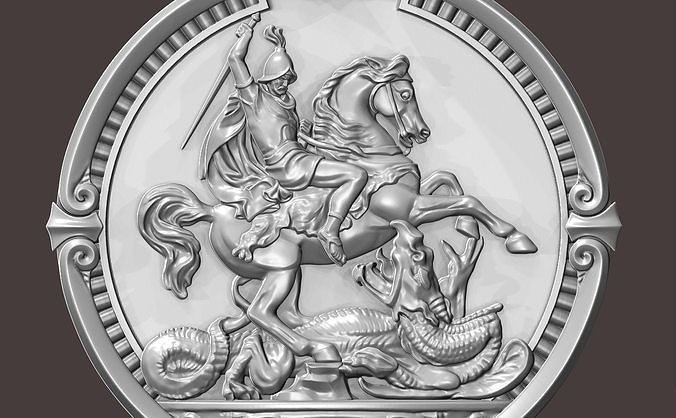 Георгий Победоносец STL