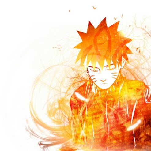 Наруто Узумаки Эстетика жёлтый
