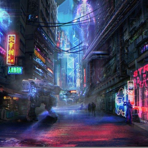 Cyberpunk 2077 улицы города