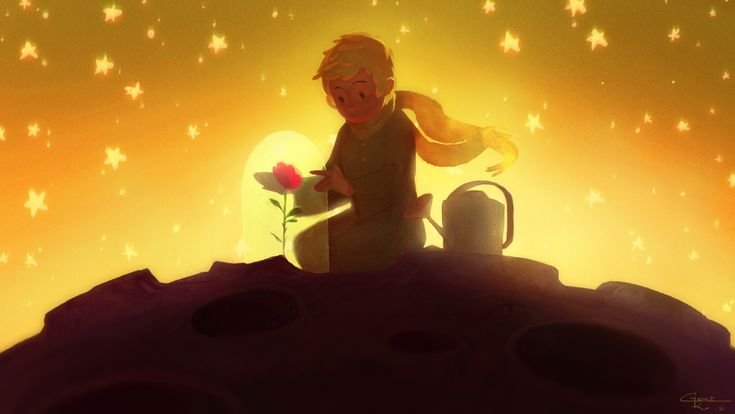 Маленький принц и роза