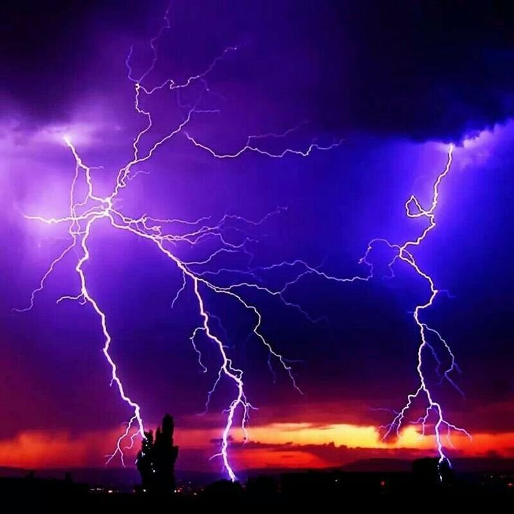 Красивая молния