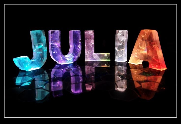 Имя Юлия красивыми буквами