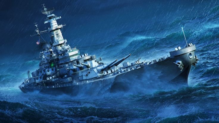 Корабль Миссури в World of Warships