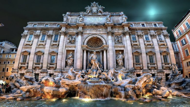 Фонтан Trevi, Рим, Италия