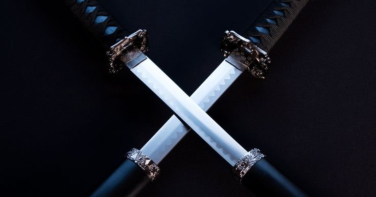 Катана, самурайский меч "золотой дракон"