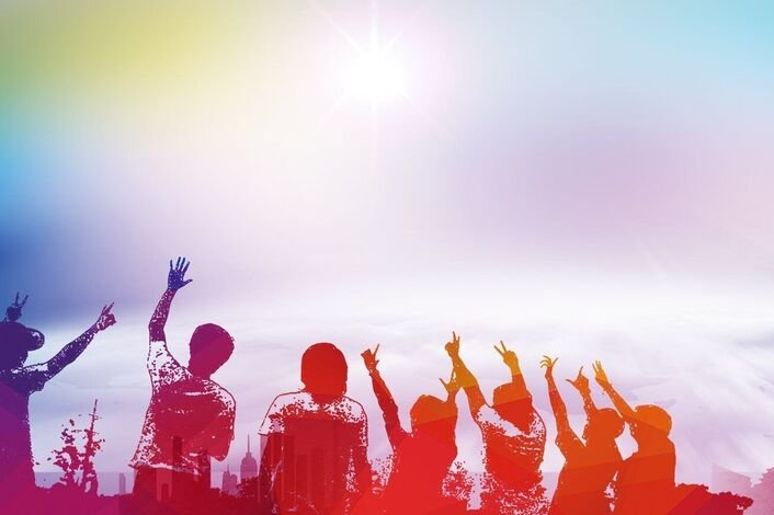 Молодежь фон