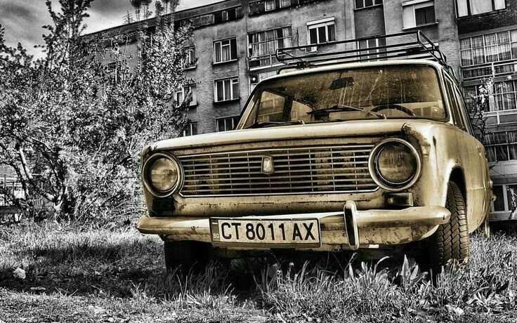 Ржавая Жигули 2101