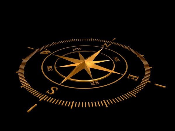 Компас красивый