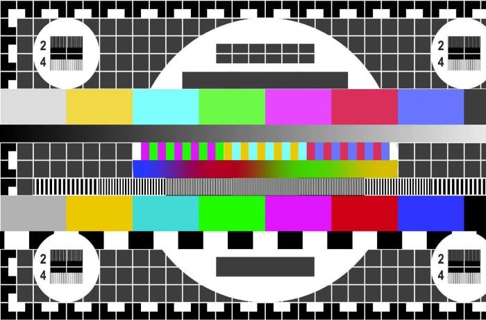 Телевизионная испытательная таблица СССР