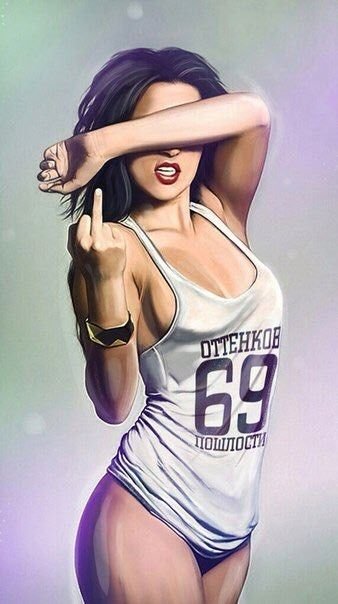 Классные рисунки девушек