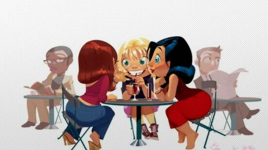 Подружки мультяшка