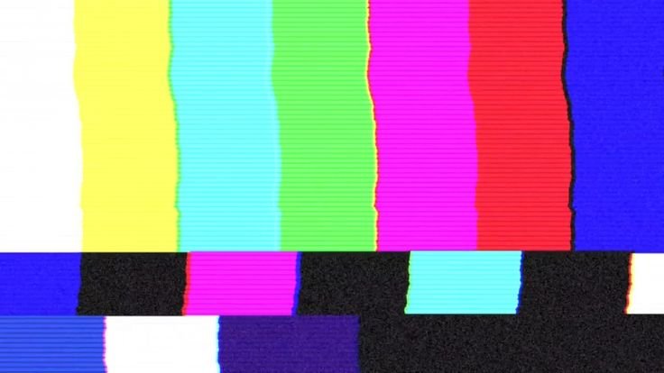 Разноцветный экран для монтажа