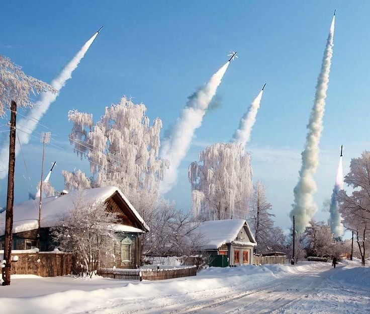 Зима в России