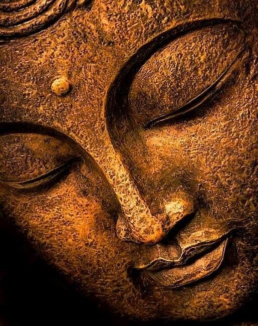 Будда картина лицо